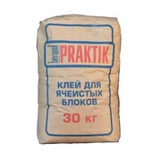 Клей для ячеистого бетона Praktik 30 кг - СТК Перспектива