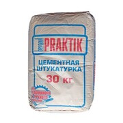 Штукатурка цементная Praktik для наружных работ 30 кг  - СТК Перспектива